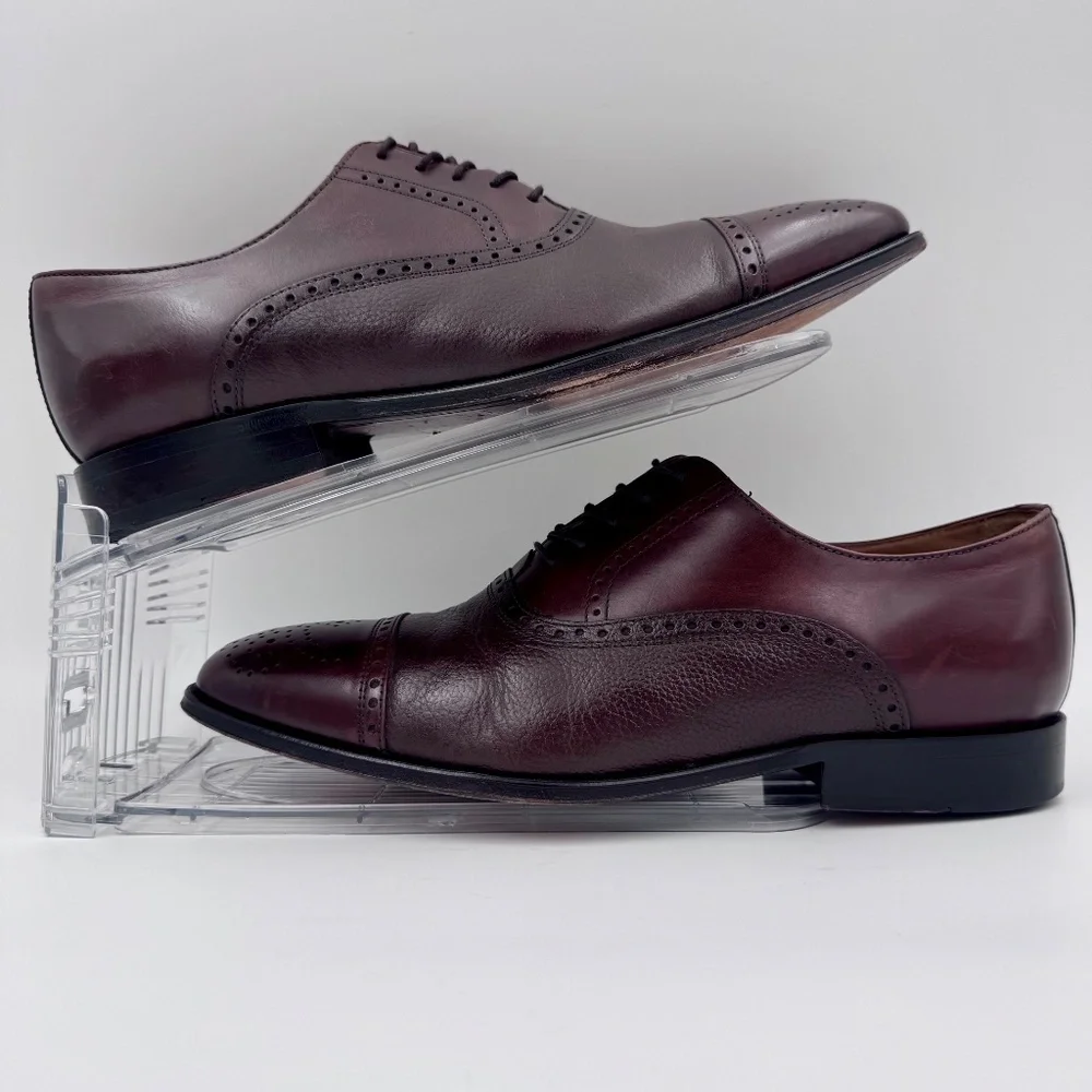Florsheim Imperial Men's Brown Leather Cap Toe Brogue Oxford Shoes | Bio Comfort